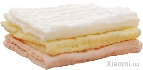 Набор детских полотенец Xiaomi BEVA 3шт 30x30 см